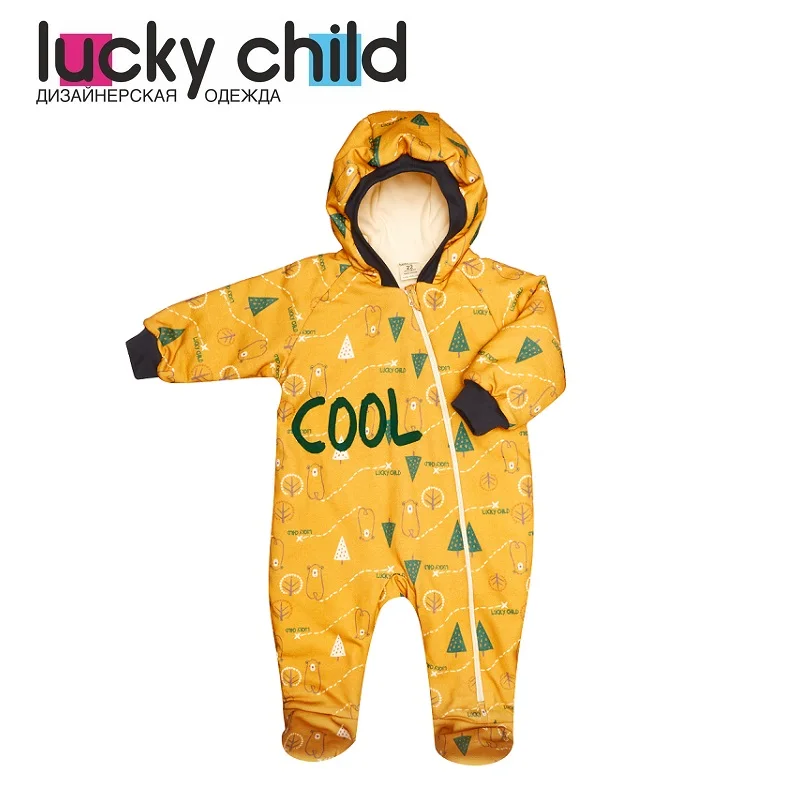 Комбинезон Lucky Child для девочек и мальчиков арт. 63-70f (Зимние каникулы) [сделано в