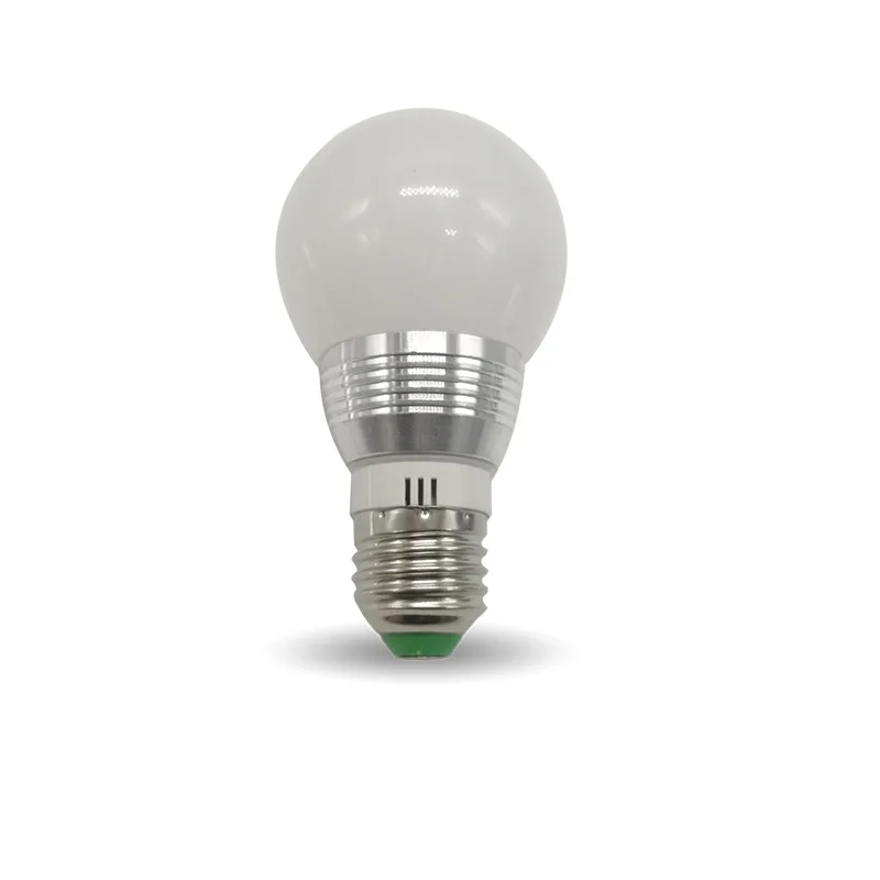 Diue Dimmable E27 B22 E14 Светодиодная лампа 3 Вт цветные светодиодные лампы пульт