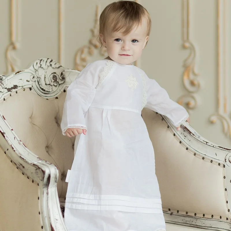 Baptismal set Lucky Child for boys and girls shirt jumpsuit footies blouse hat cap | Детская одежда и обувь