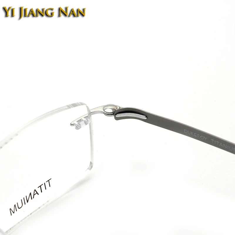 Titanium Prescription Glasses Men Rimless Top Quality New Arrival Frameless Eyewear lunettes de vue femme |