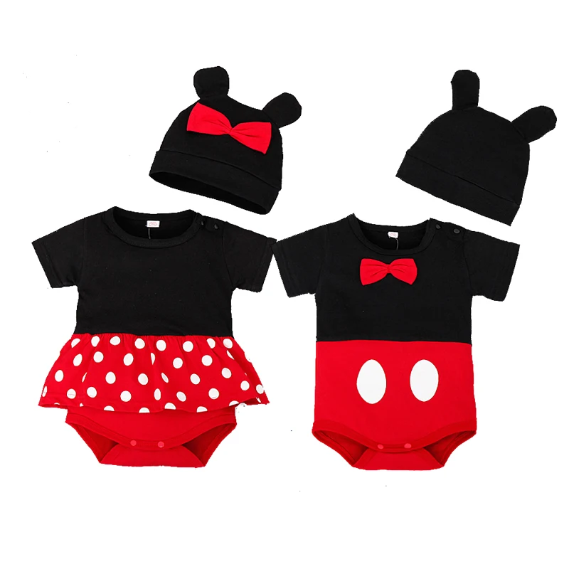 Боди для новорожденных г. Детский дизайнерский комбинезон и шапка с рисунком