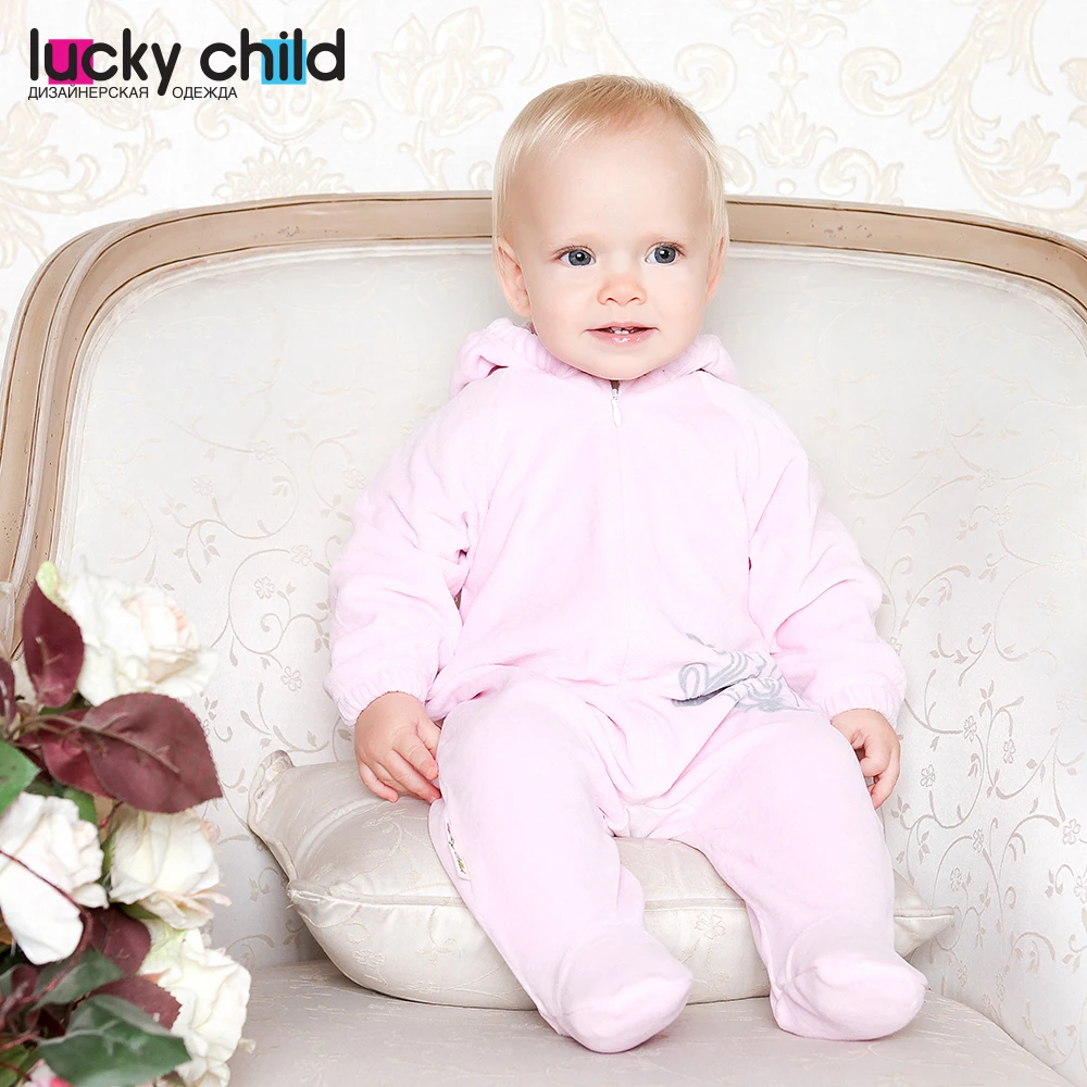 Комбинезон Lucky Child велюровый на подкладке для мальчиков и девочек [сделано в