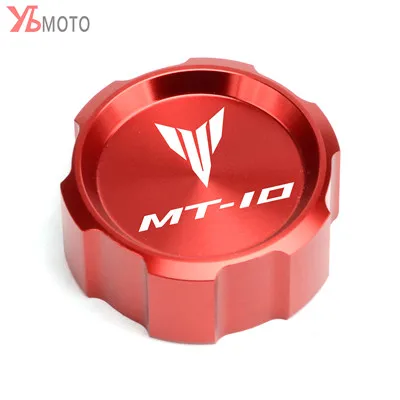 Rear Cover Red Аксессуары для мотоциклов передний и задний тормозной цилиндр для жидкости главный резервуар Крышка крышки для Yamaha MT10 MT 10 MT-10 - Цвет: Rear Cover Red