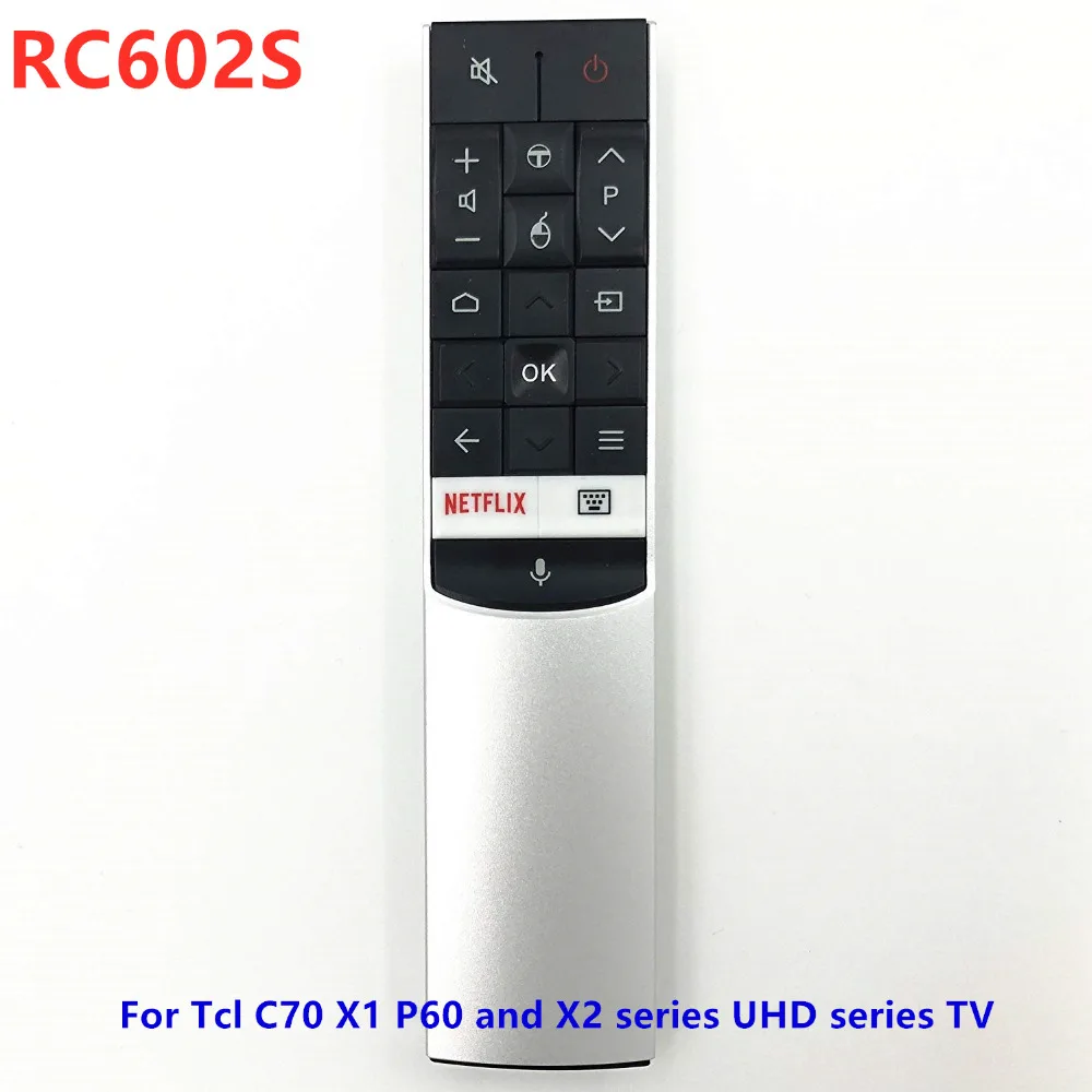 Новый голосовой пульт дистанционного управления RC602S JUR1 для TCL TV C70 X1 P60 и X2 серии
