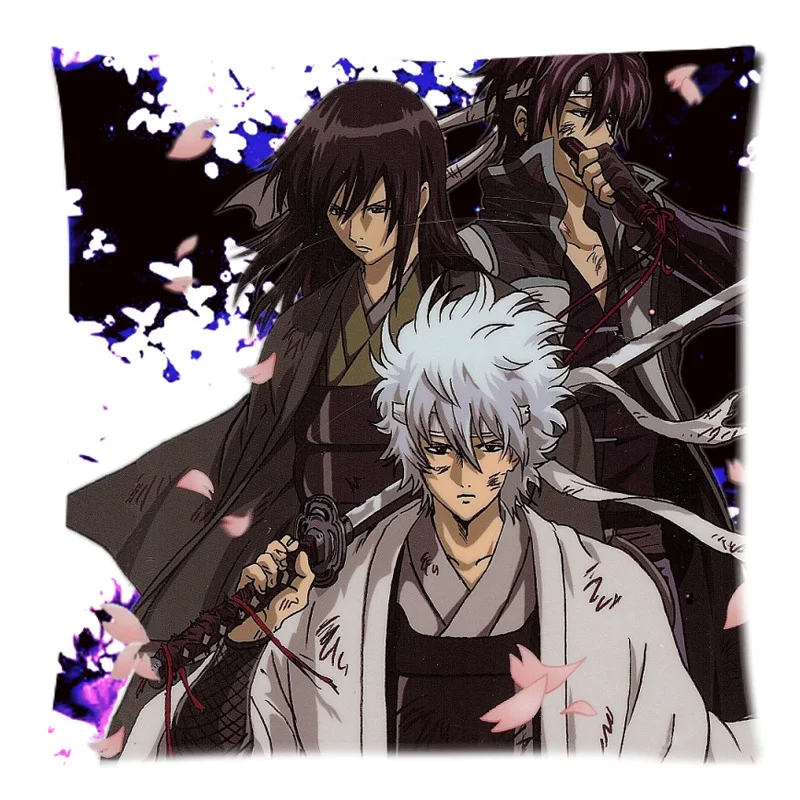 Чехол для подушки Gintama аниме Декор дома или автомобиля чехол подушек Новое