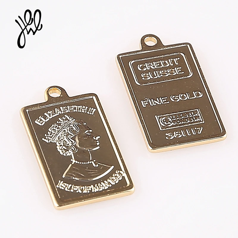 Шт. 10 шт. бусины из сплава квадратное ожерелье китайский дракон браслет для