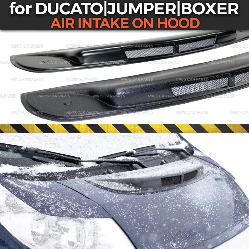 Воздухозаборный чехол для капота Citroen Jumper 2006 2013 внешний декоративный