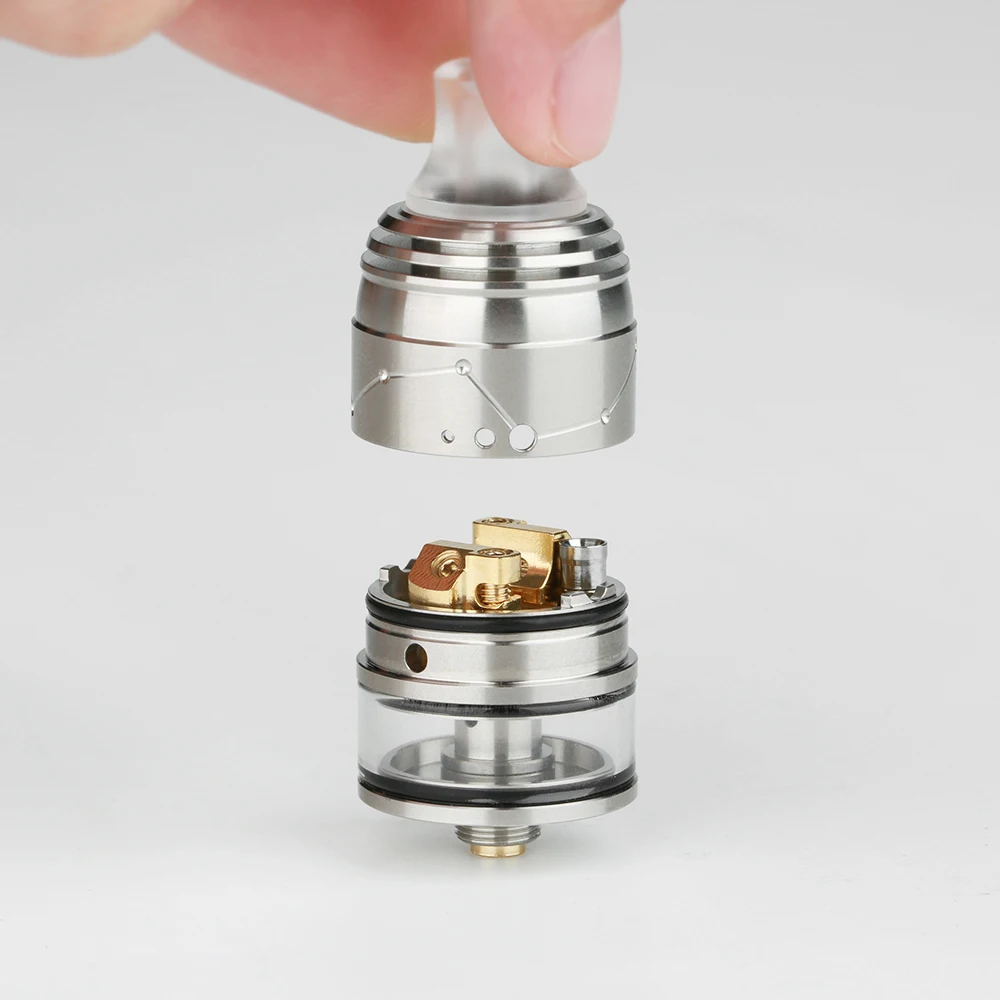 Original Vapefly Galaxies MTL RDTA 22.2mm Diameter with 2ml Tank Capacity &amp Gold-plated BF Pin VS RDA/RTA | Электроника
