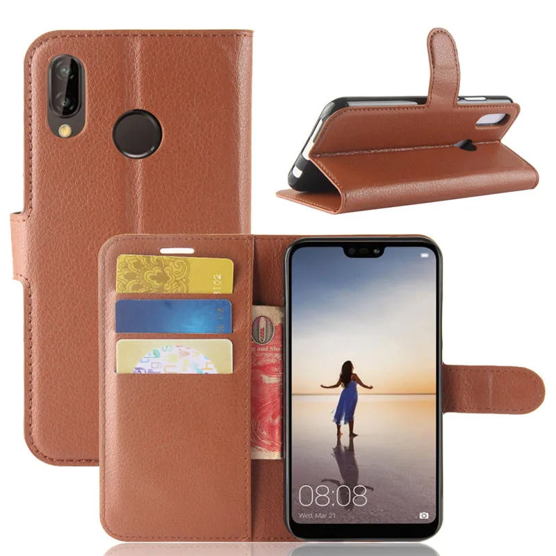 Чехол для huawei Nova 3e чехол кошелек из искусственной кожи задняя крышка телефона Nova3e