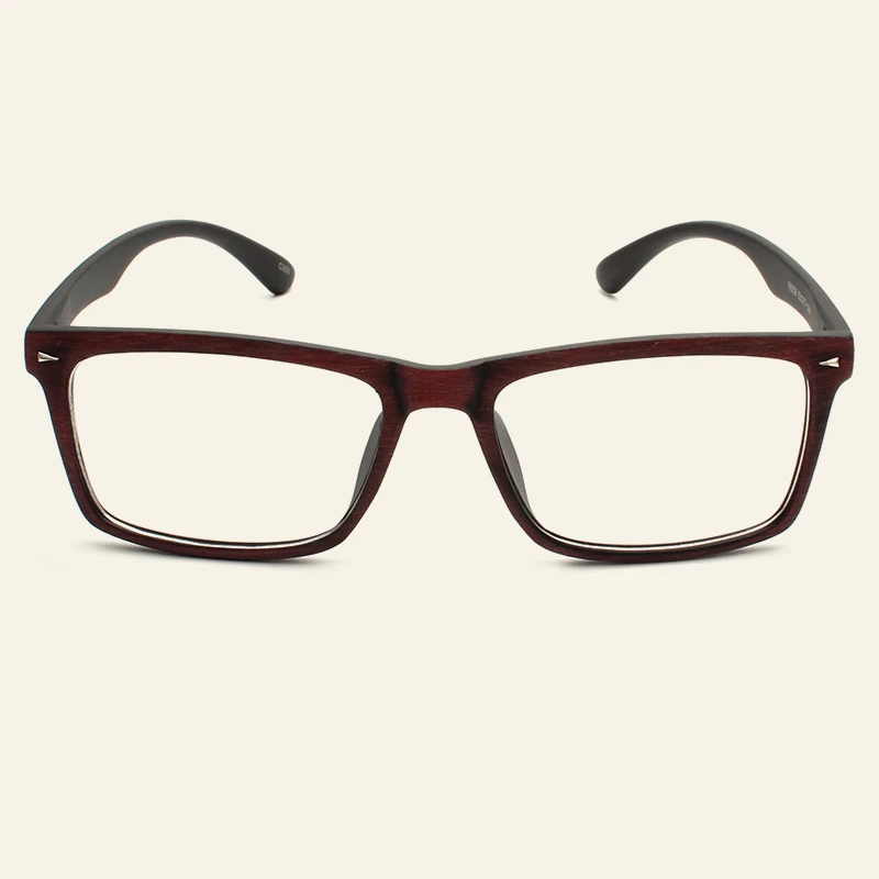 Новая классическая оправа для очков с имитацией под дерево Модные мужские и