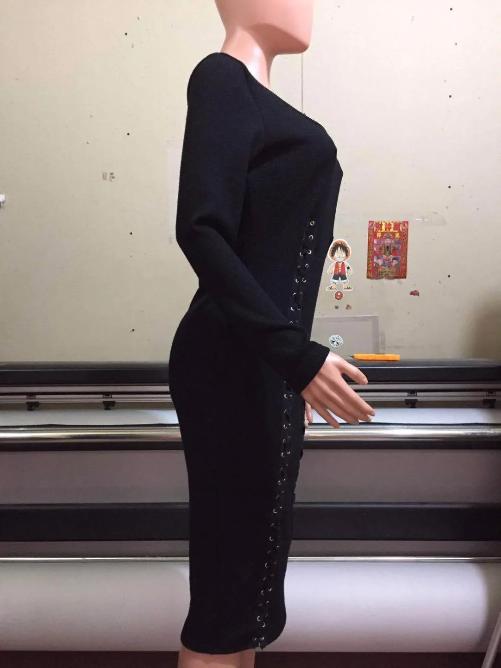 Ruby's Closet женское Бандажное платье трикотажное хлопковое сексуальное однотонное