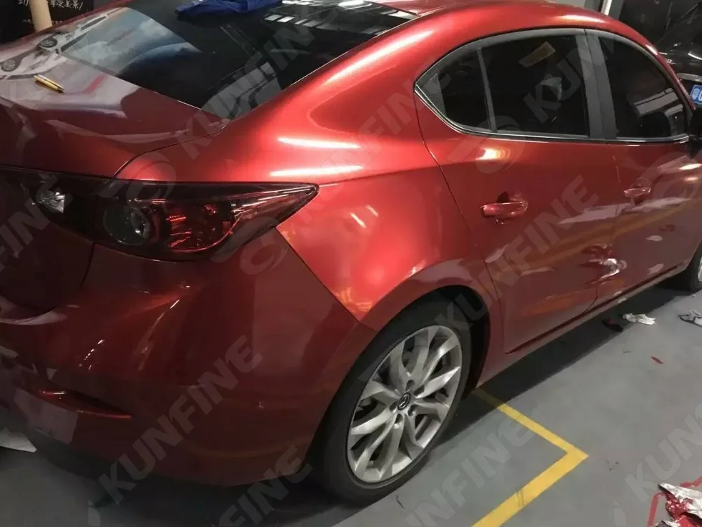 Автомобильный Стайлинг обертка Аврора красная Автомобильная виниловая пленка