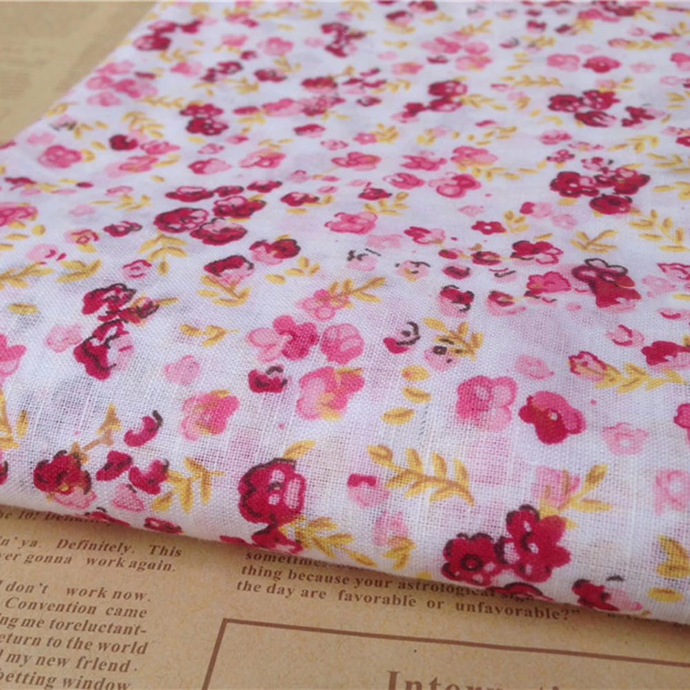 7 шт./компл. квилтинга Ткань цветочный хлопчатобумажной ткани DIY ремесло