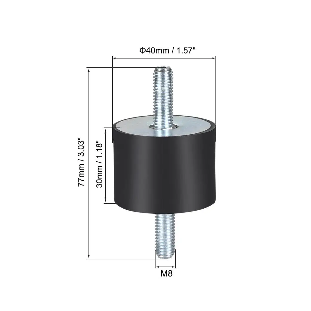 UXCELL 1 шт. крепления D40xH40/D30xH40/D40xH30/D40xH30 резиновый Вибрационный изолятор амортизатор