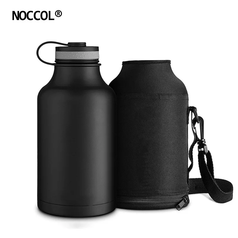 NOCCOL 64 унц.. открытый бутылка для воды с мешком из нержавеющей стали вакуум