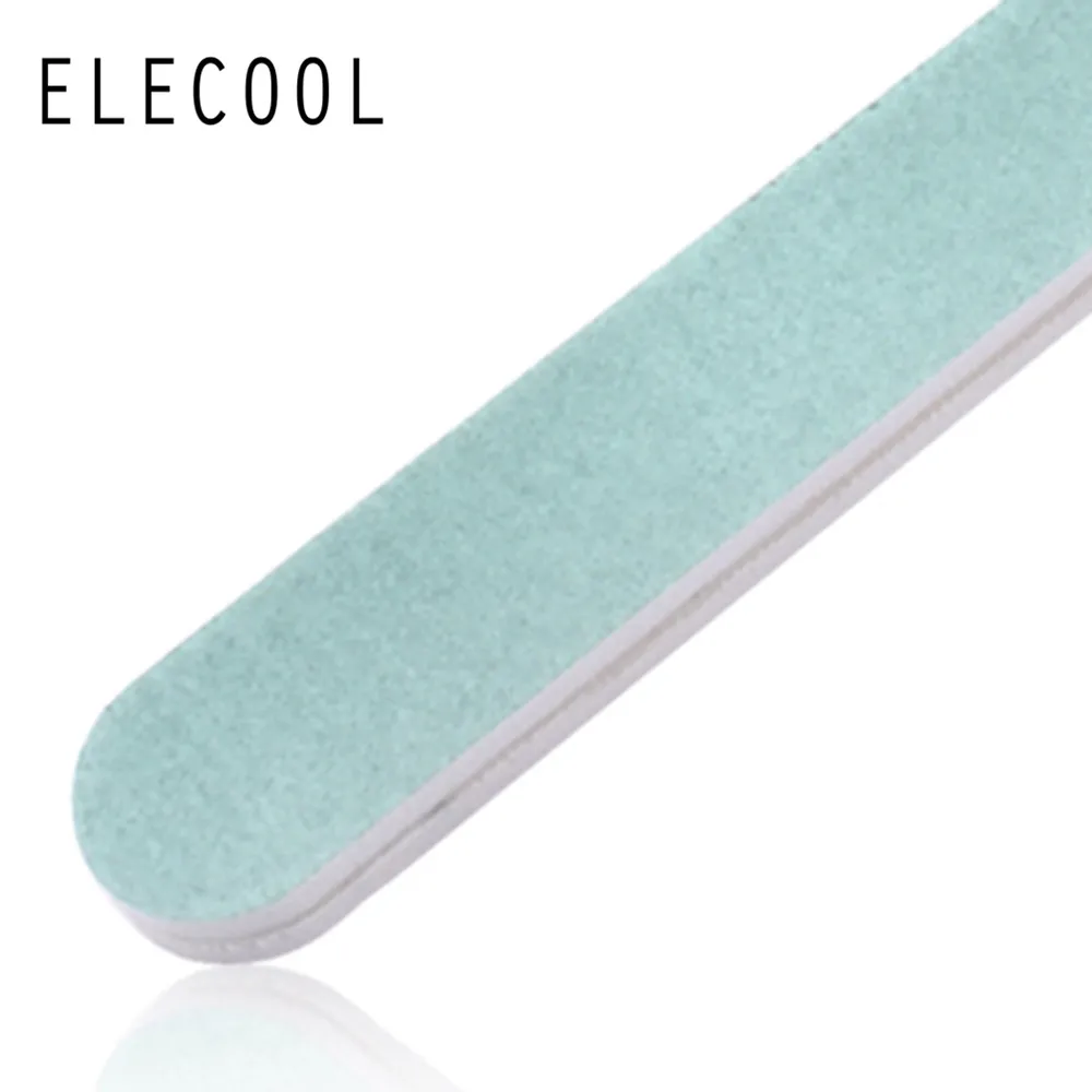 ELECOOL 2 шт. профессиональная пилка для ногтей буфер Полировочный блок шлифовальный