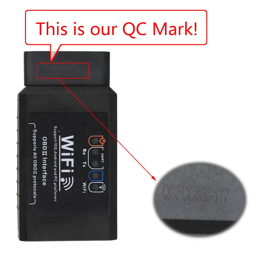 ELM327 WIFI OBD2 EOBD сканирующий инструмент Поддержка Android и iPhone/iPad программное