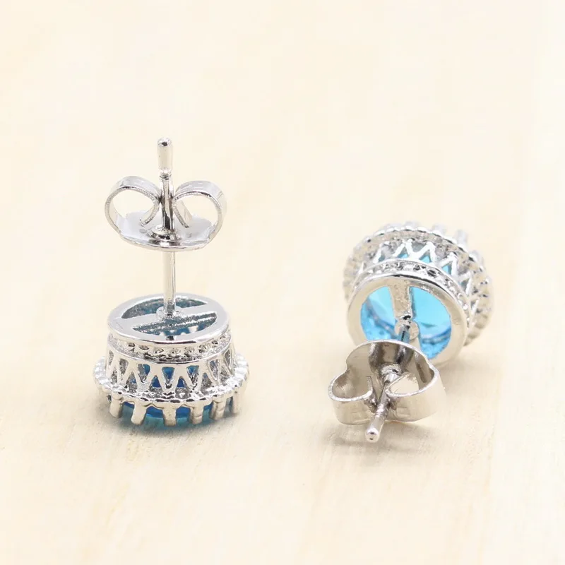 Женские серебряные серьги гвоздики для танцевальной вечеринки ювелирный