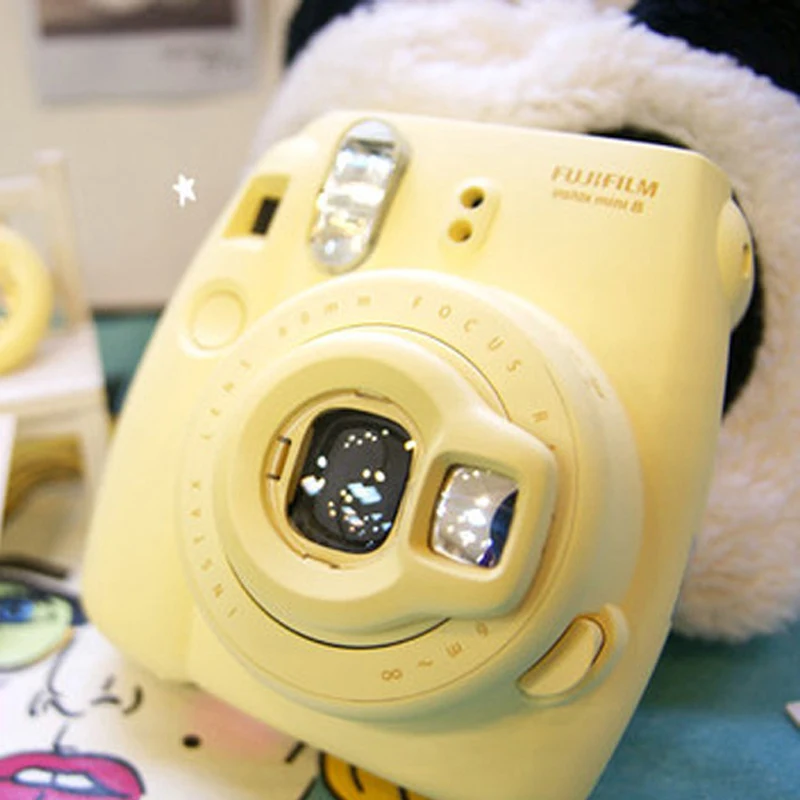 Instax Mini 8 мгновенная камера крупным планом объектив самосъемка зеркало от Takashi
