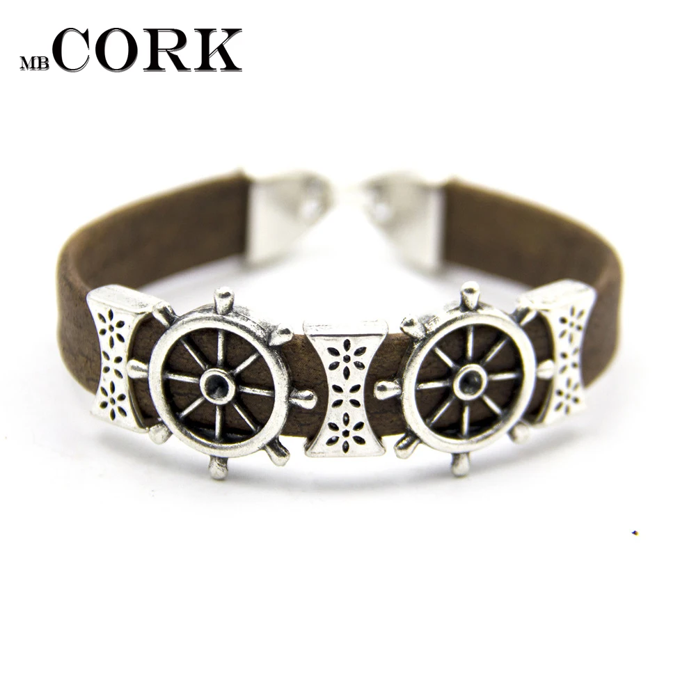 Украшения cork браслет из пробки для женщин натуральная пробка с ручной морской