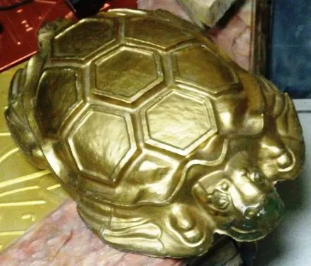 Пластиковые формы для бетона садового декора черепаха террапина гипсовая