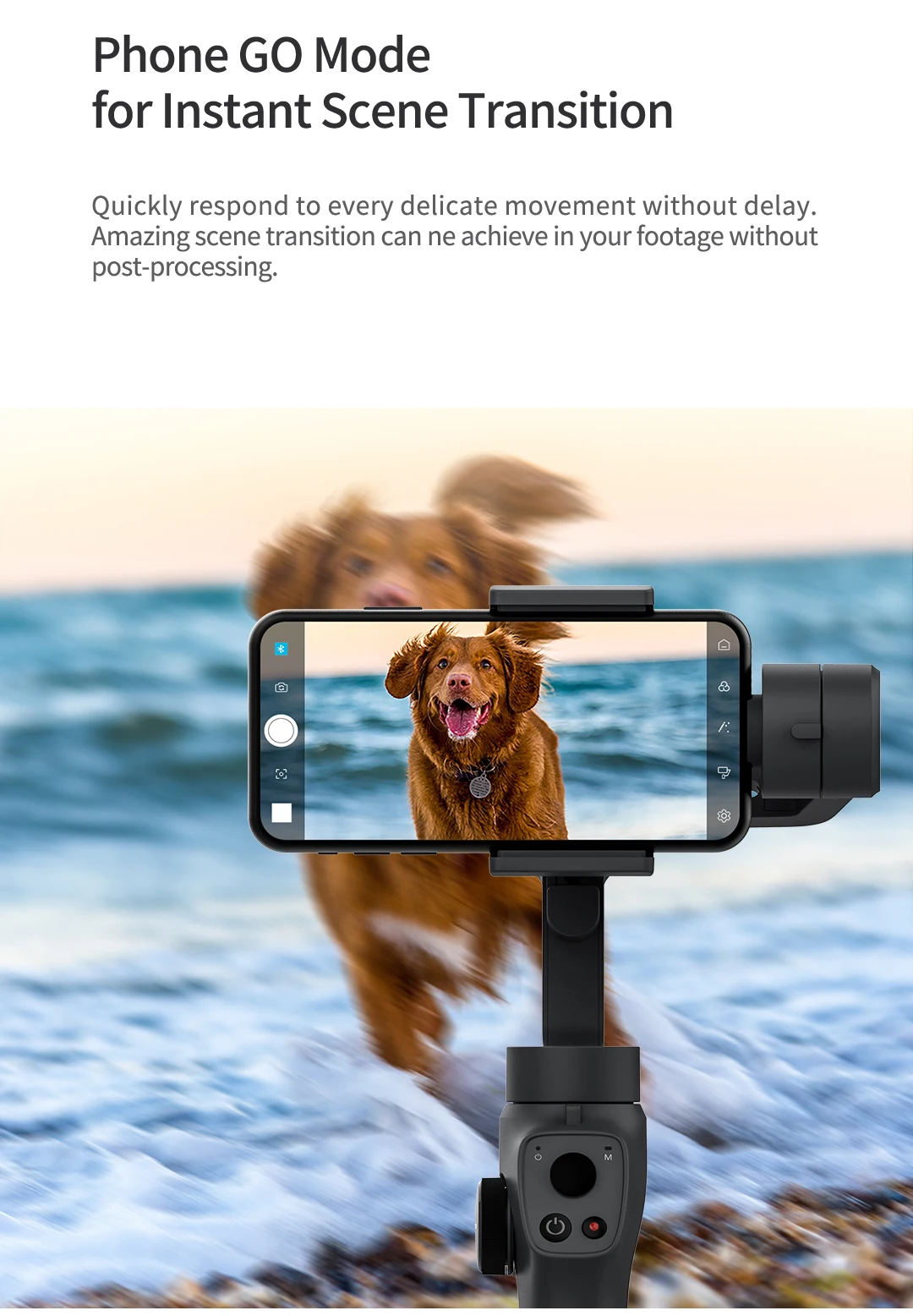 Захват funsnap 2 Ручной Стабилизатор для смартфона GoPro 7 XiaoYi 4k экшн-камера не DJI OSMO 2 ZHIYUN FEIYUTECH