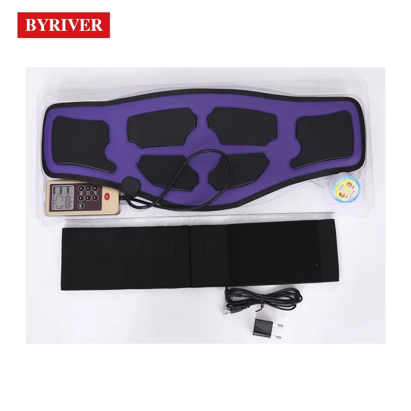 BYRIVER EMS Электрический пояс для похудения инфракрасного отопления поясницы