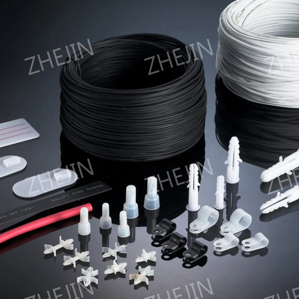 ZHEJIN (1000 шт) r-тип 6N (10 4) 2/5 &quotкабельный зажим натуральный | Обустройство дома