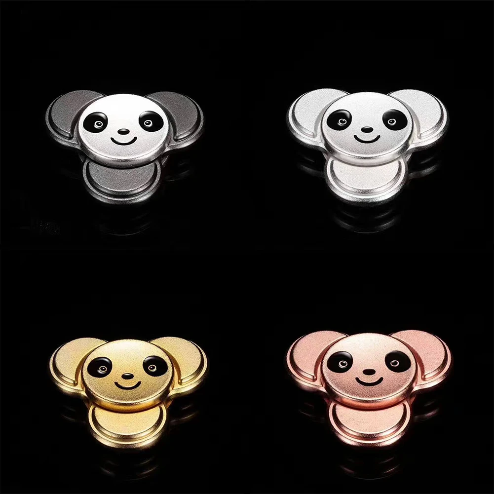 Small Kids Adult Panda Pattern Ceramic Bearing Hand Spinner Alloy Figure Toys | Игрушки и хобби