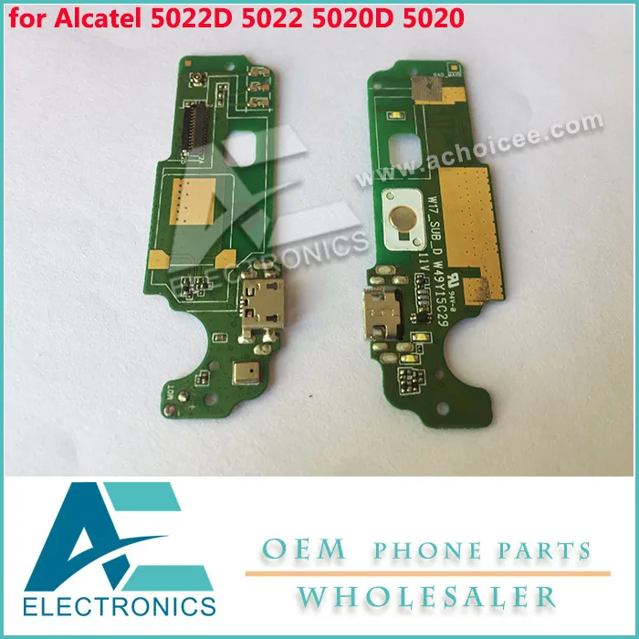 Для Alcatel 5022D 5022 5020D 5020 flex USB зарядное устройство Порт Соединительная плата микрофон зарядки гибкий кабель, аксессуары пряди