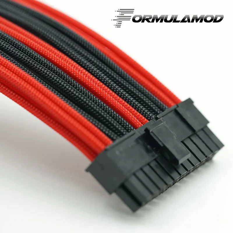 FormulaMod Fm ATX24P C ATX 24Pin материнская плата силовой удлинитель 18AWG многоцветной