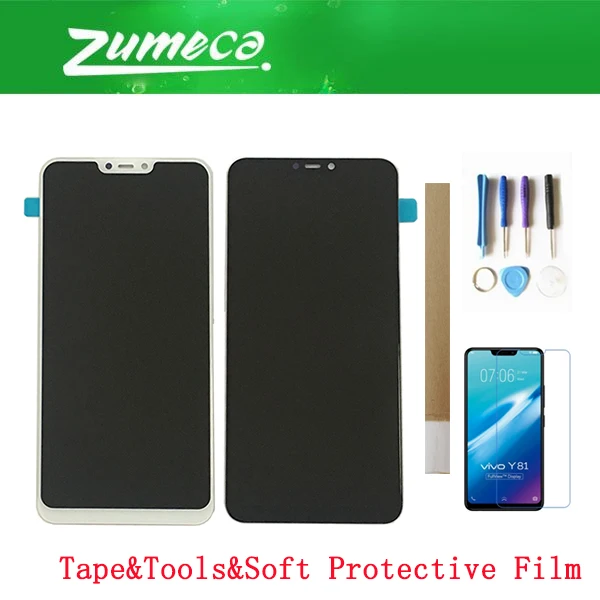 

6.22 Inch High Quality 1520x720 For Vivo Y81 Y83 LCD Display Screen+Touch Screen Digitizer Assembly Black White Color+Kits
