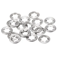 uxcell 20pcs m8 internal tooth starlock washers 7 4mm i d 15mm o d stainless steel for machinery equipment hardware gaskets