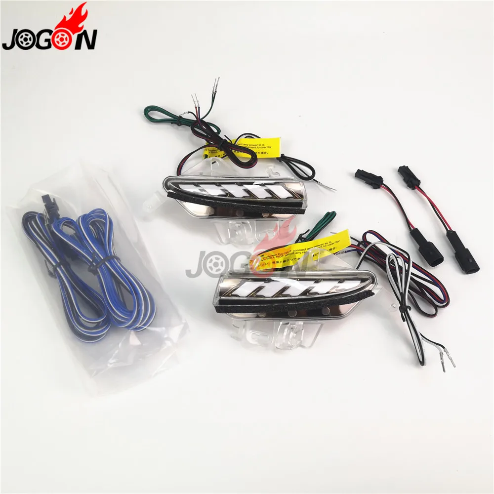 Light set Для LEXUS GS IS ES 2013- IS250 ES300h GS250 динамический светильник сигнала поворота парковочная лужа светодиодный боковое зеркало последовательный индикатор - Цвет: Light set