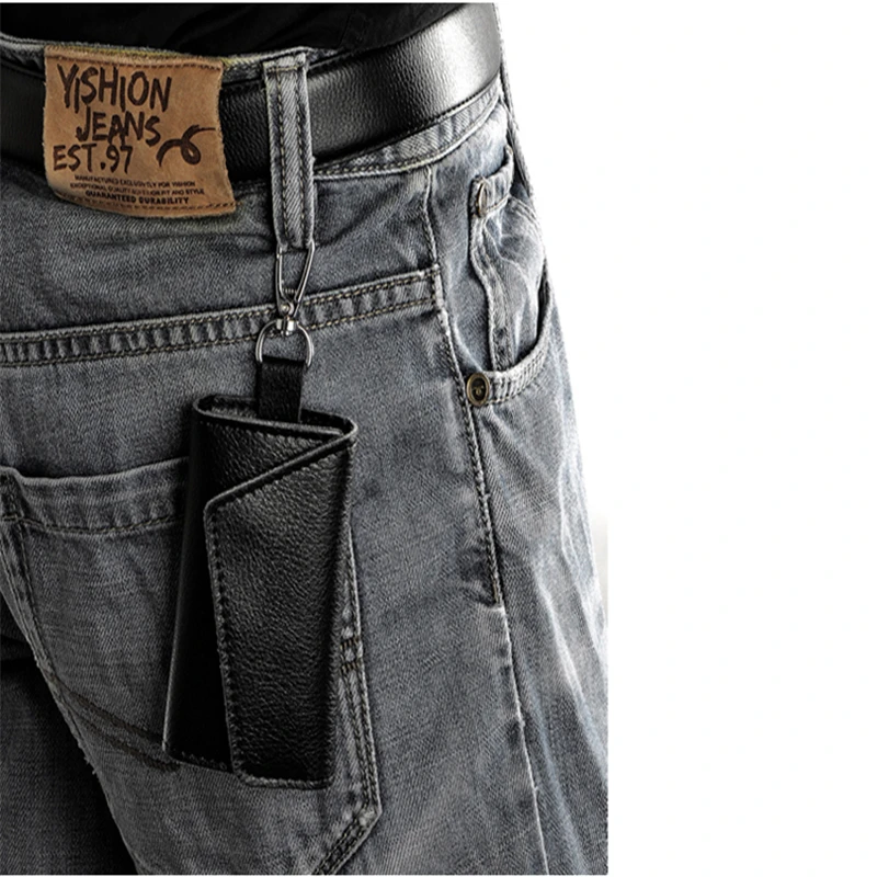 Качество Бизнес держатель карты бумажник 100% Пояса из натуральной кожи ключ сумка