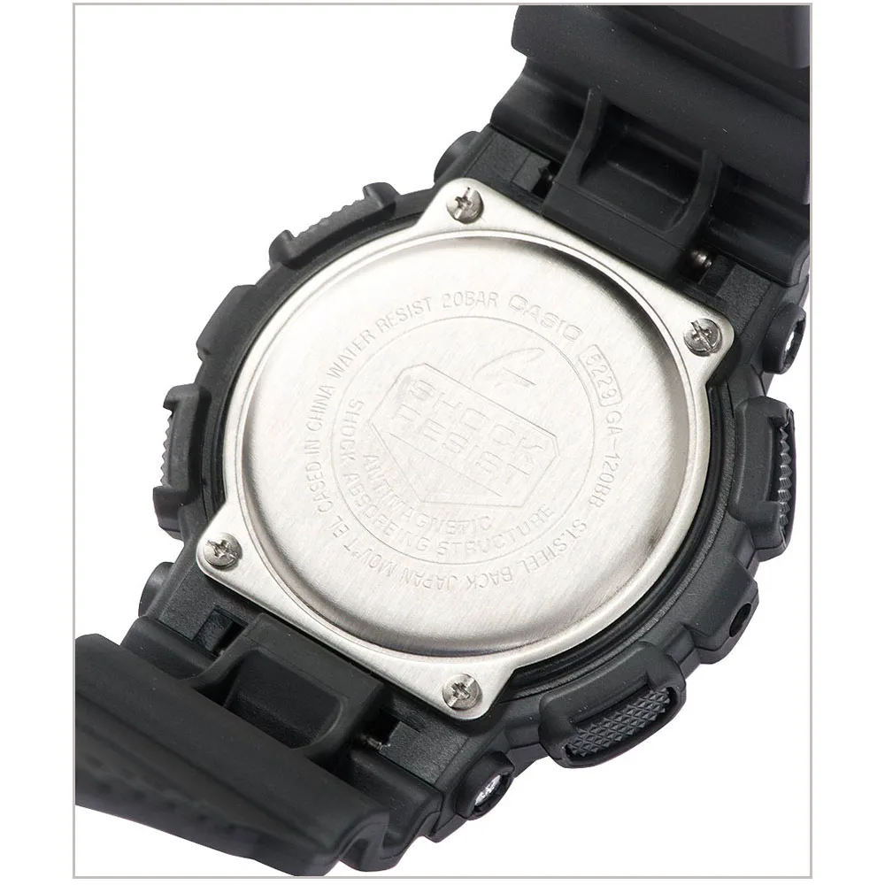 Quartz Wristwatches Casio for mens GA 120BB 1A Watches Mans Watch Wristwatch Wrist men G Shock|Мужские спортивные часы| |