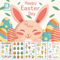 easter party favors assorted easter theme temporary tattoos bunny dinosaur easter egg design temporary tattoos for children