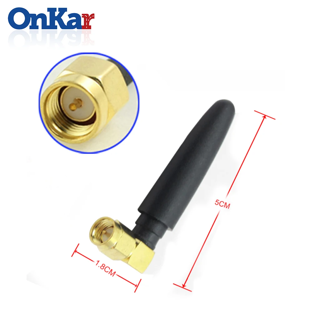 ONKAR 2,4 ГГц Wifi антенна 5 см RP-SMA мужской беспроводной маршрутизатор 2dbi Sam разъем для автомобиля dvd-плеер gps навигация Универсальный