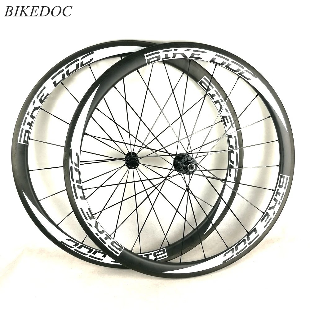 BIKEDOC карбоновые колеса 700 C дорожные велосипедные 38 мм комплект углеродных колес