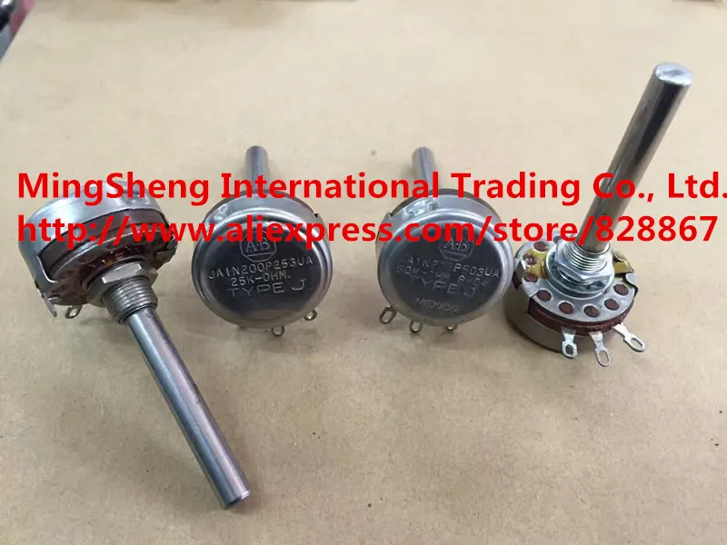 Quality assurance JA1N200P253UA JA1N200P503UA 25K 50K imported single potentiometer handle length 50MMX6.4MM (SWITCH) | Обустройство