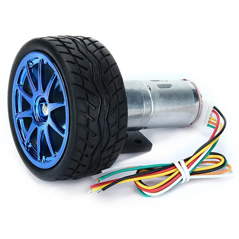 Высокое качество 6V 210RPM кодировщик Мотор DC мотор редуктор с монтажным кронштейном