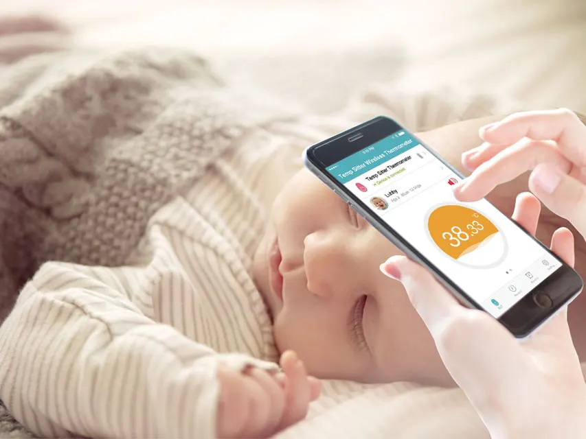 Temp Sitter WT1 интеллигентая(ый) Электронные детские цифровой термометр интеллигентая(ый) Термометр