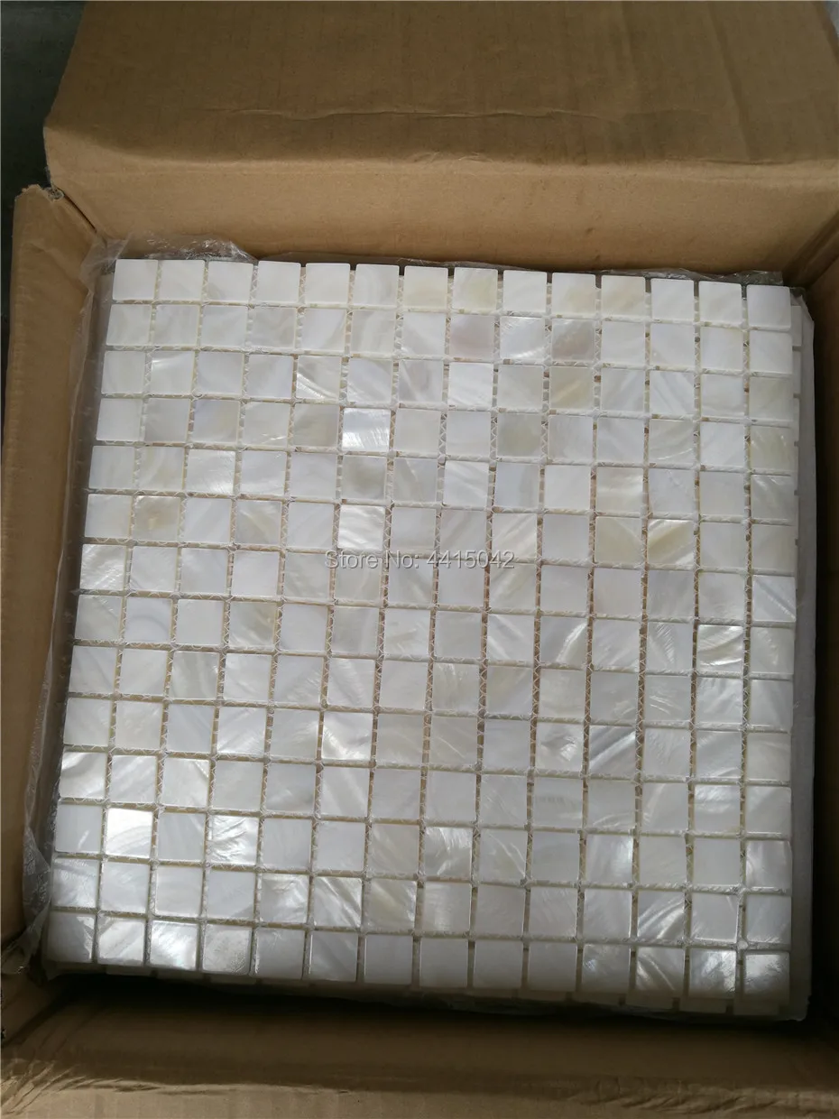 

White mother of pearl mosaic tile for home decoration backsplash and bathroom wall tile shell mosaic tile 1 square meter/lot