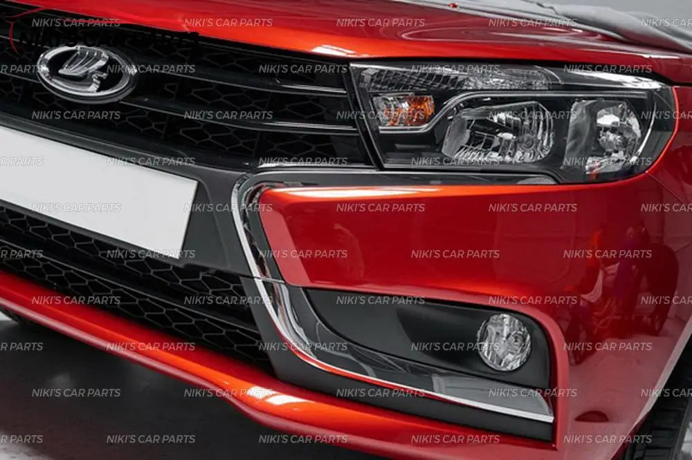 Светодиодный противотуманный фонарь для Lada Vesta-с монтажным кронштейном переднего бампера универсальные аксессуары для стайлинга автомобиля Тюнинг