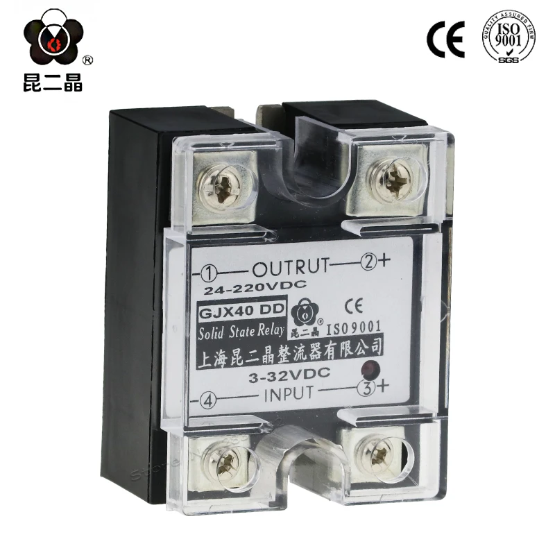 Однофазное твердотельное реле DC в 40A 24-220VDC PID регулятор температуры 3-32VDC модуль SSR