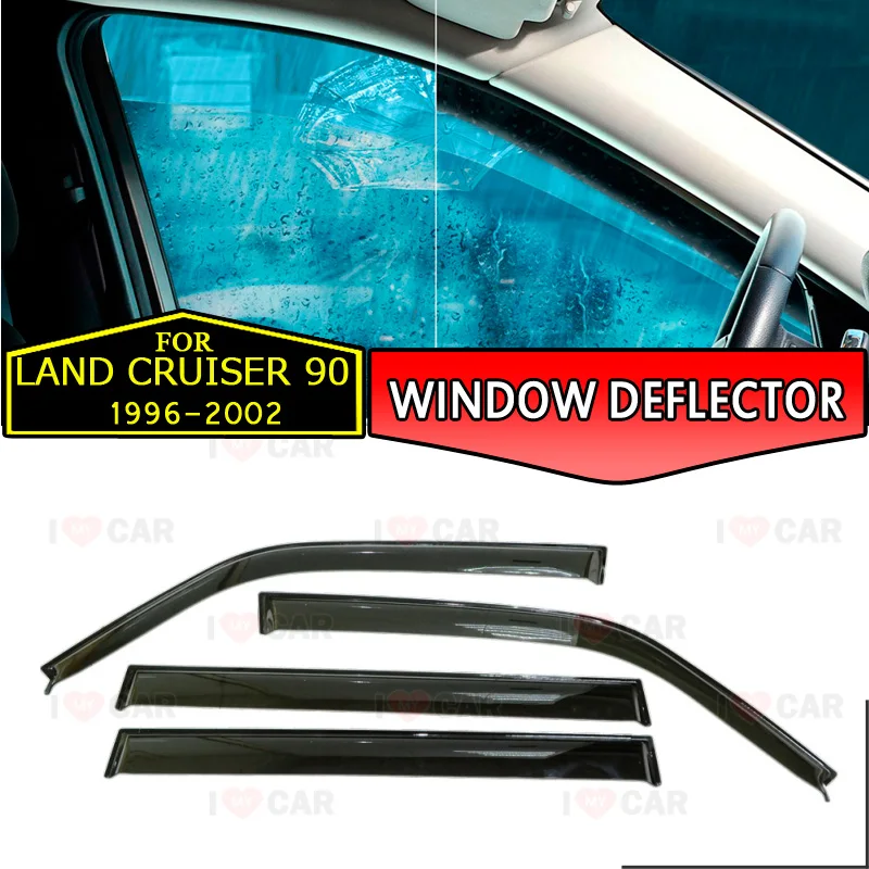 Оконный дефлектор для Toyota Land Cruiser 90 1996 2002 автомобильный оконный ветрозащитный