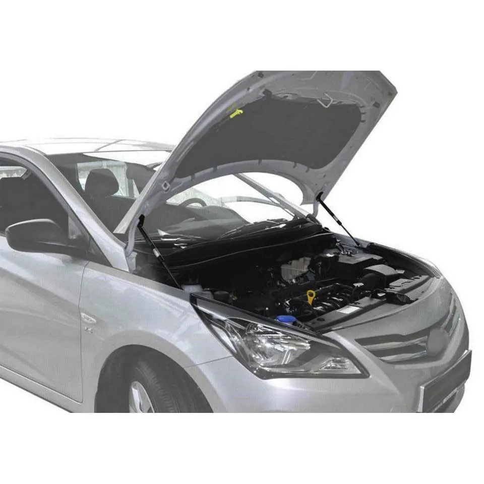 Для Hyundai Solaris I 2011 2016 Упоры газовые амортизаторы капота [АвтоУПОР UHYSOL012]|Крепежные