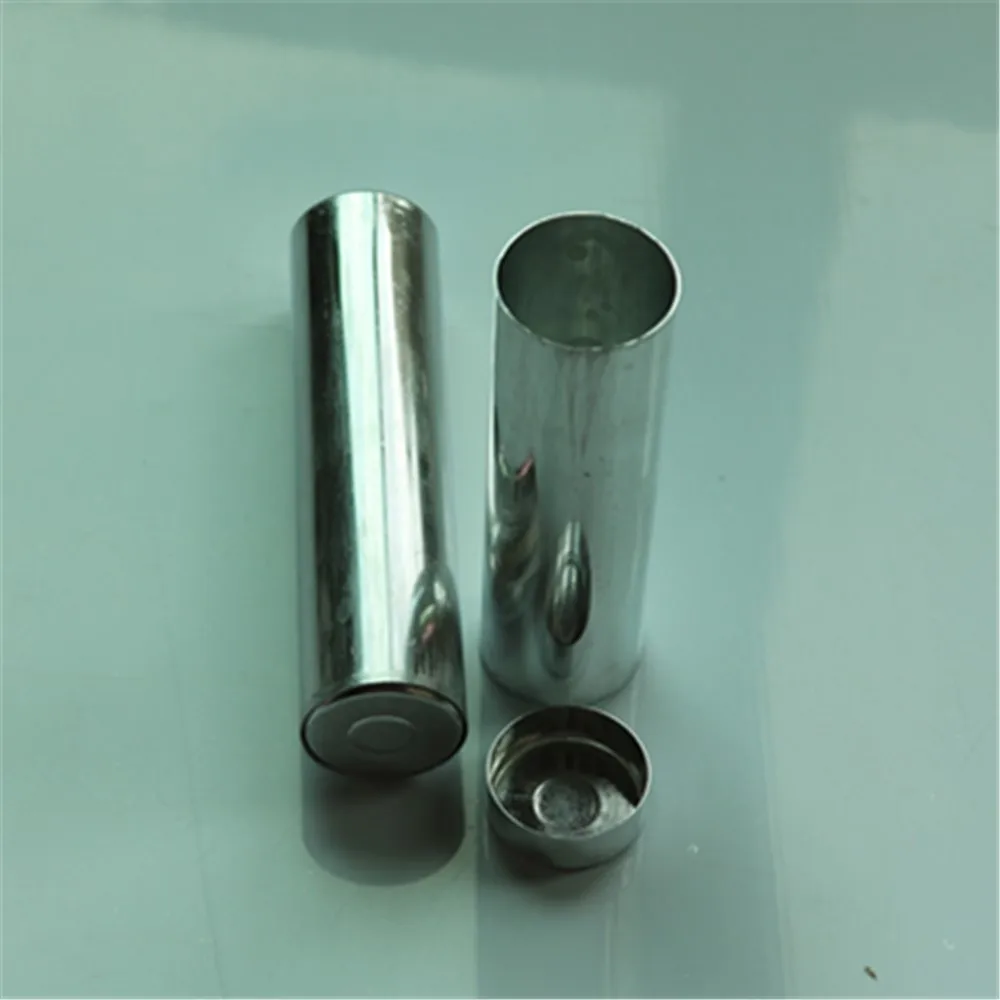100 шт./лот OD25.5* 45/77/85/100 мм стоматологические валпласт Материал стоматологический пустой Алюминий трубка картриджи для изготовления гибких зубных протезов
