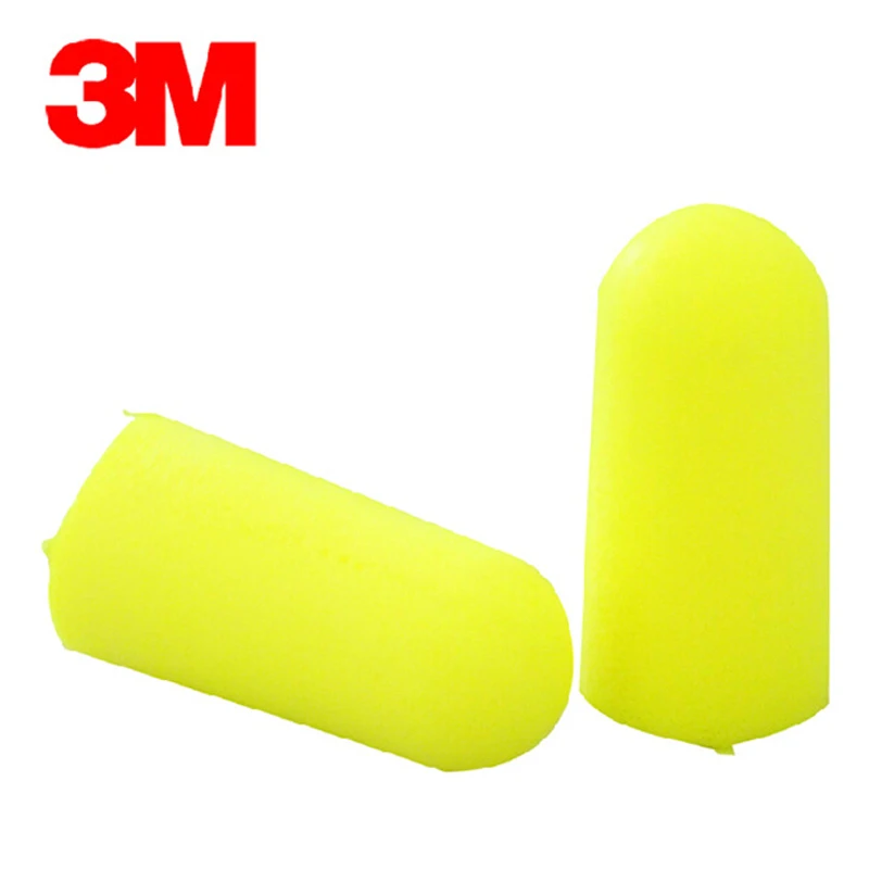 

20pairs 3M 1250 Authentic Slow Reboun Foam Soft Disposable EarPlugs Noise Reduction Sleeping Swimming Travel Work Ear Protective
