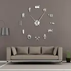 Часы настенные гигантские с топором, для пожарного отдела, офиса
